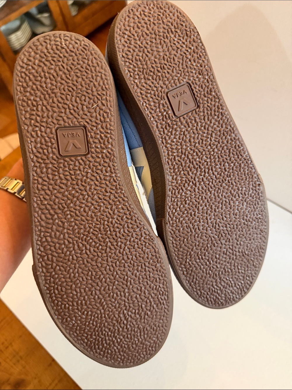 Veja Panenka Sneakers US 9 39 EU Aqua/Pierre/Bark New - Picture 8 of 9